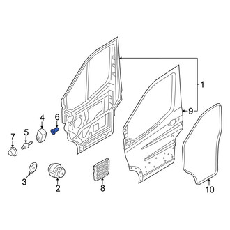 Ford OE - Door Shell Nut