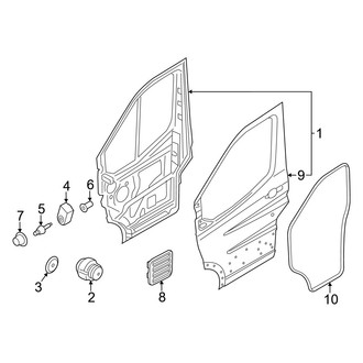 Ford OE - Front Door - Door & Components