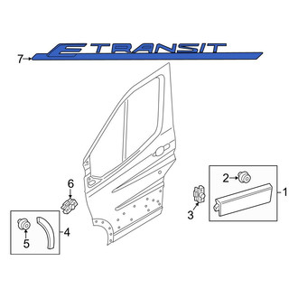 Ford OE - Rear Right Door Emblem