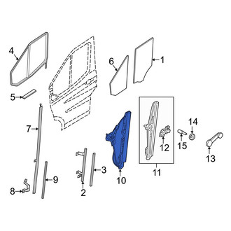 Ford OE - Front Left Window Regulator