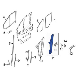 Ford OE - Front Left Window Regulator