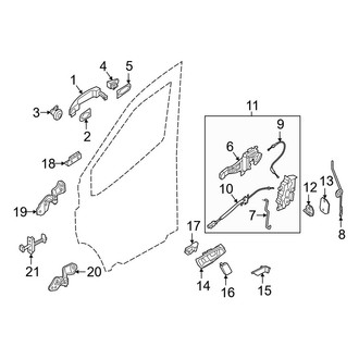 Ford OE - Front Door - Lock & Hardware