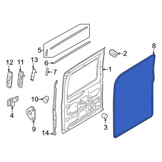 Ford OE - Right Inner Sliding Door Weatherstrip