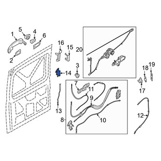 Ford OE - Right Inner Sliding Door Handle