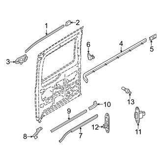 Ford OE - Side Loading Door - Sliding Door Hardware (Sliding)