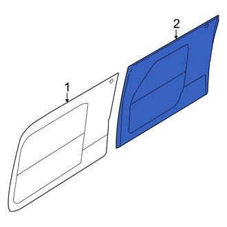 Ford OE - Door Glass