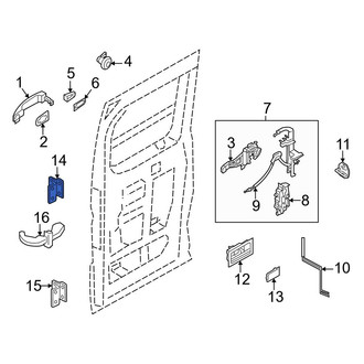 Ford OE - Door Hinge