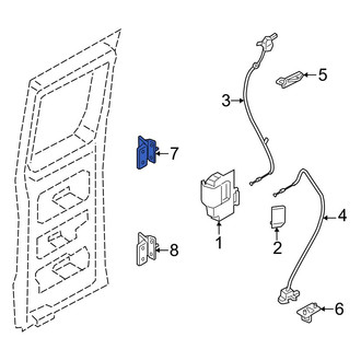 Ford OE - Front Left Lower Door Hinge