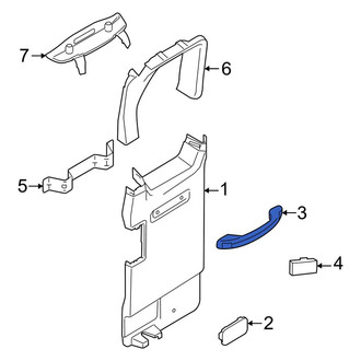 Ford OE - Center Rear Interior Door Pull Handle