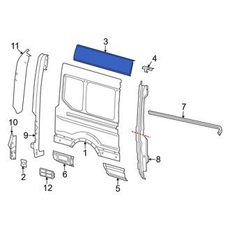 Ford OE - Rear Right Upper Quarter Panel Extension