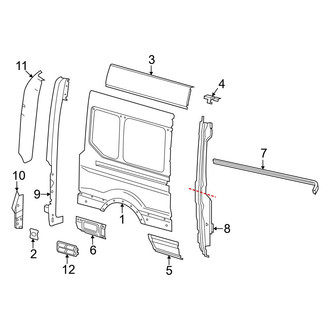 Ford OE - Side Panel & Components (Passenger Side)