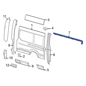 Ford OE - Center Right Sliding Door Track