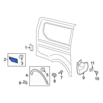 Ford OE - Right Side Body Panel Molding