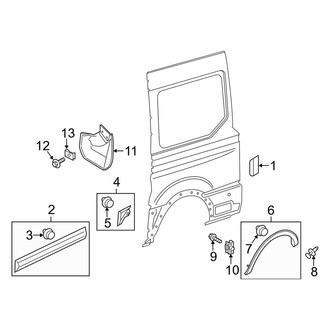 Ford OE - Side Panel - Exterior Trim (Driver Side)