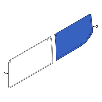 Ford OE - Rear Left Quarter Glass
