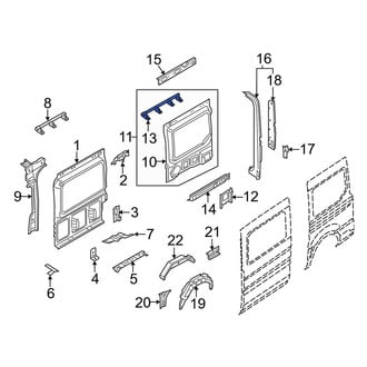 Ford OE - Left Roof Side Rail