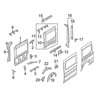 Ford OE - Side Panel - Inner Structure (Driver Side)