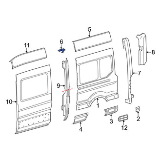 Ford OE - Rear Left Lower Rearward Quarter Panel Extension
