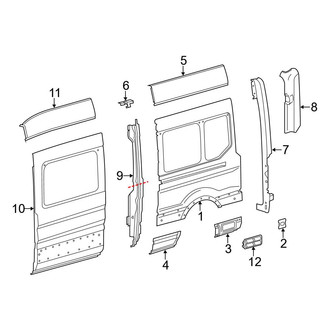 Ford OE - Side Panel & Components (W/O Extended Driver Side)