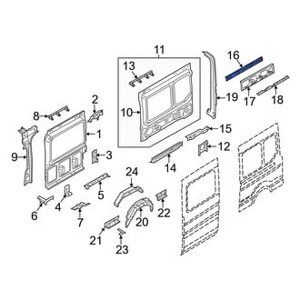Ford OE - Left Roof Side Rail