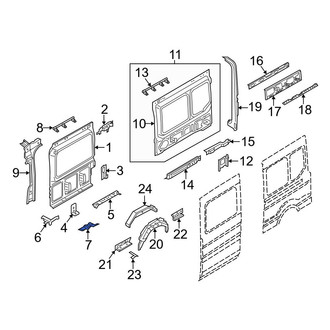 Ford OE - Left Quarter Panel Seal