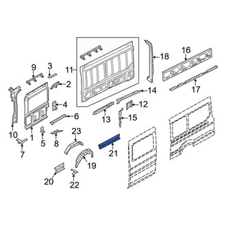Ford OE - Rear Left Wheel Housing Bracket