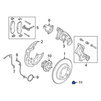 Ford OE - Rear CV Joint Nut