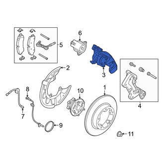 Ford OE - Rear Left Disc Brake Caliper