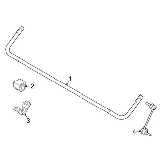 Ford OE - Rear Suspension - Stabilizer Bar & Components