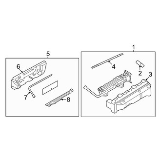 Ford OE - Rear Body & Floor - Jack & Components (Extended Cargo Van / Standard Cargo Van)