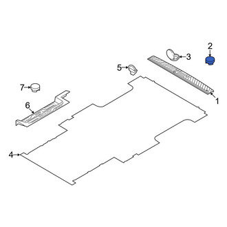 Ford OE - Door Sill Plate Cap
