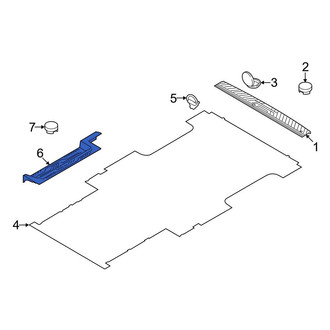 Ford OE - Center Door Sill Plate
