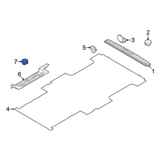 Ford OE - Door Sill Plate Cap