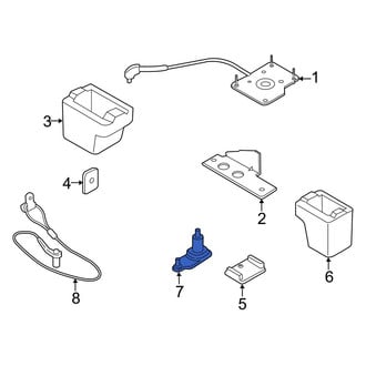 Ford OE - Rear Spare Tire Carrier