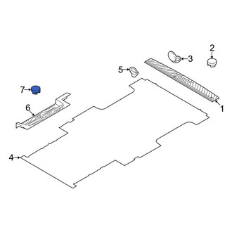 Ford OE - Door Sill Plate Cap