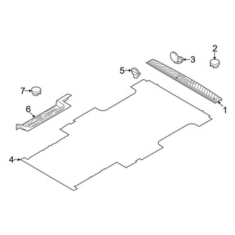 Ford OE - Rear Body & Floor - Interior Trim (Extended Cargo Van / Standard Cargo Van)