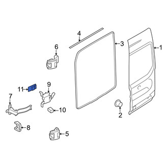Ford OE - Rear Left Door Check Strap