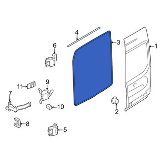 Ford OE - Rear Right Inner Door Seal