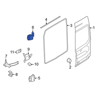 Ford OE - Front Left Lower Door Hinge