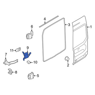Ford OE - Rear Right Door Check Cover