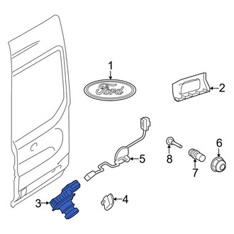 Ford OE - Rear Right Park Assist Camera