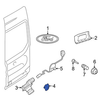 Ford OE - Rear Right Park Assist Camera Housing