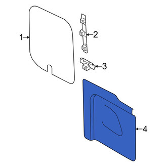 Ford OE - Rear Right Lower Inner Door Interior Trim Panel