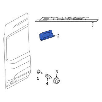Ford OE - Front Right Door Molding