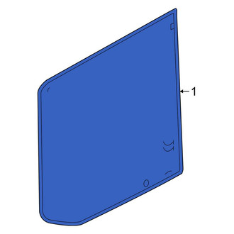 Ford OE - Rear Left Door Glass