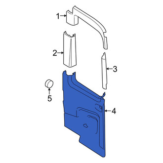 Ford OE - Rear Left Inner Door Interior Trim Panel