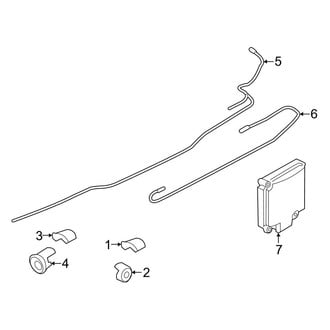 Ford OE - Rear Bumper - Electrical Components (Extended Cargo Van / Standard Cargo Van)