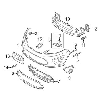 Ford OE - Front Bumper - Bumper & Components