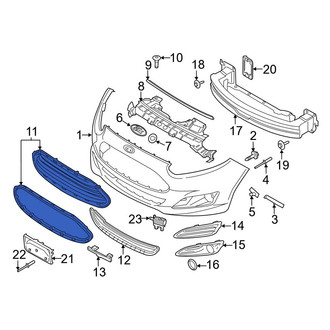 Ford OE - Front Upper Grille