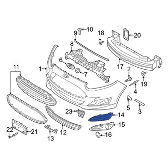 Ford OE - Front Right Fog Light Cover